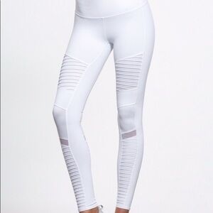 Alo Yoga Motto Leggings - Size XS - Light Gray